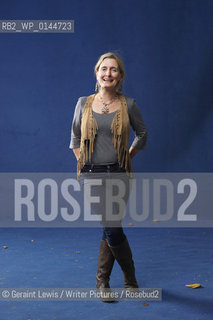 Cressida Cowell, English childrens author, at the 2010 Edinburgh International Book Festival, August 28, 2010. Copyright©Geraint Lewis/Writer Pictures/Rosebud2
