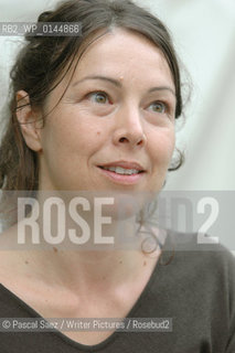Writer Yasmin Crowther, author of  The Saffron Kitchen, at the Edinburgh International Book Festival...Copyright©Pascal Saez/Writer Pictures/Rosebud2