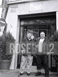 James Crumley and Jim Harrison..copyright©Mathieu Bourgois/Writer Pictures/Rosebud2