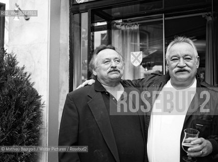 James Crumley and Jim Harrison..copyright©Mathieu Bourgois/Writer Pictures/Rosebud2