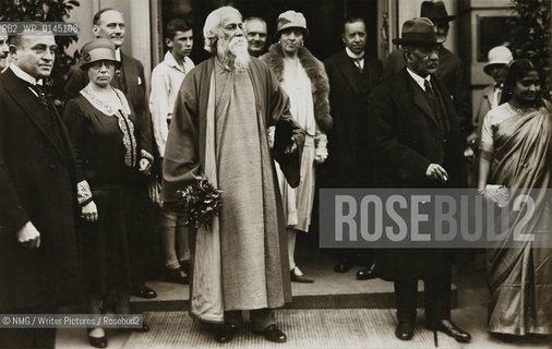 Rabindranath Tagore (1861-1941).Indian poet and philosopher..Copyright©NMG/Writer Pictures/Rosebud2