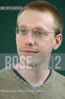 Writer and Autistic Savant Daniel Tammet at the Edinburgh International Book Festival...Copyright©Pascal Saez/Writer Pictures/Rosebud2