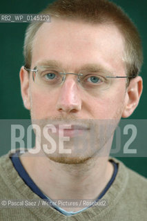 Writer and Autistic Savant Daniel Tammet at the Edinburgh International Book Festival...Copyright©Pascal Saez/Writer Pictures/Rosebud2