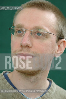 Writer and Autistic Savant Daniel Tammet at the Edinburgh International Book Festival...Copyright©Pascal Saez/Writer Pictures/Rosebud2