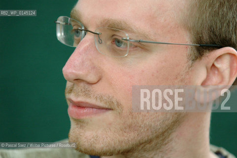 Writer and Autistic Savant Daniel Tammet at the Edinburgh International Book Festival...Copyright©Pascal Saez/Writer Pictures/Rosebud2