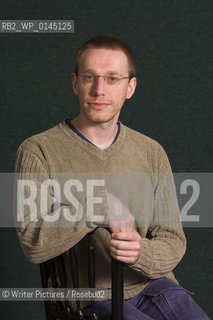 Daniel Tammet,  an autistic savant can perform mathematical feats and speaks 7 languages.  CREDIT G©Writer Pictures/Rosebud2