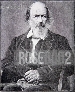 Lord Alfred Tennyson (1809-92).English Poet.Copyright©NMG/Writer Pictures/Rosebud2
