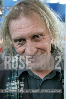 French writer Bernard Tertiaux at the Salon du Livre (Book Fair) in Paris, March 2006..Copyright©Pascal Saez.Pascal Saez/Writer Pictures/Rosebud2