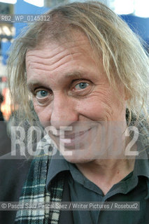French writer Bernard Tertiaux at the Salon du Livre (Book Fair) in Paris, March 2006..Copyright©Pascal Saez.Pascal Saez/Writer Pictures/Rosebud2
