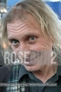 French writer Bernard Tertiaux at the Salon du Livre (Book Fair) in Paris, March 2006..Copyright©Pascal Saez.Pascal Saez/Writer Pictures/Rosebud2