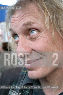 French writer Bernard Tertiaux at the Salon du Livre (Book Fair) in Paris, March 2006..Copyright©Pascal Saez.Pascal Saez/Writer Pictures/Rosebud2