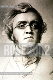 William Makepeace Thackeray (1811-63).English novelist..copyright©NMG/Writer Pictures/Rosebud2