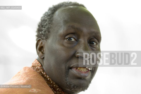 Ngugi Wa ThiongO .Kenyian Writer who was imprisoned for his opposition  and insistance on writing in his native language©Writer Pictures/Rosebud2