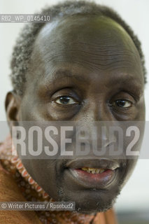 Ngugi Wa ThiongO .Kenyian Writer who was imprisoned for his opposition  and insistance on writing in his native language©Writer Pictures/Rosebud2