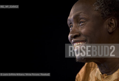 The great  Kenyan author Ngugi Wa Thiongo appears at the Guardian Hay Festival...copyright©Justin Griffiths-Williams/Writer Pictures/Rosebud2