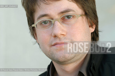 British writer Adam Thirlwell, author of the novel Politics, at the Edinburgh International Book Festival 2003...Copyright©Pascal Saez.Pascal Saez/Writer Pictures/Rosebud2