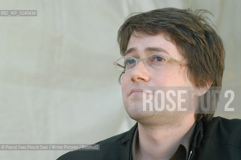British writer Adam Thirlwell, author of the novel Politics, at the Edinburgh International Book Festival 2003...Copyright©Pascal Saez.Pascal Saez/Writer Pictures/Rosebud2