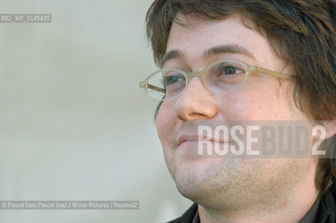 British writer Adam Thirlwell, author of the novel Politics, at the Edinburgh International Book Festival 2003...Copyright©Pascal Saez.Pascal Saez/Writer Pictures/Rosebud2