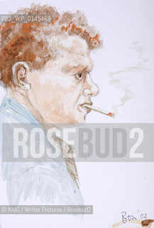 Dylan Marlais Thomas (1914-53).Welsh poet and author.Sketches by Bonny Bullock.Copyright©NMG/Writer Pictures/Rosebud2