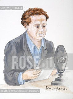 Dylan Marlais Thomas (1914-53).Welsh poet and author.Sketches by Bonny Bullock.Copyright©NMG/Writer Pictures/Rosebud2