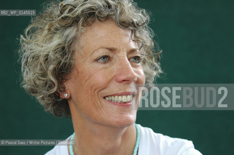 British writer Rosie Thomas, author of Iris And Ruby at the Edinburgh International Book Festival...Copyright©Pascal Saez/Writer Pictures/Rosebud2