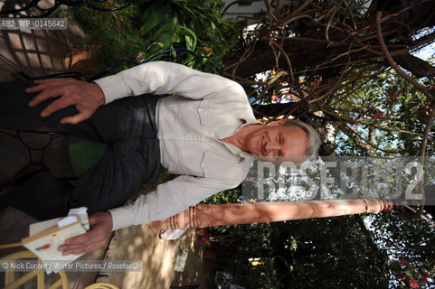 Colin Thubron,  author, at The DSC Jaipur Literature Festival 2009 billed as Asias Leading Literary Festival at Diggi Palace the old city area of Jaipur,  capital city of Rajastan...copyright©Nick Cunard/Writer Pictures/Rosebud2