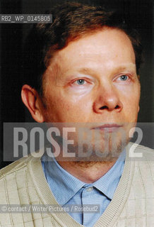 Eckhart Tolle Philospher and Writer.  Undated photo..©contact/Writer Pictures/Rosebud2