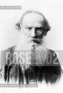 Leo Tolstoy (1828-1910).Russian..Copyright©NMG/Writer Pictures/Rosebud2