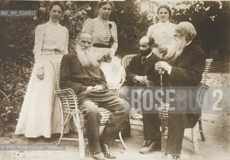 Leo Tolstoy (seated left) and Group.  ..Copyright©NMG/Writer Pictures/Rosebud2