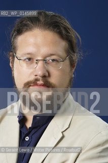 Alberto Toscano, cultural critic, social theorist, philosopher and translator, at the 2010 Edinburgh International Book Festival August 25, 2010...Copyright©Geraint Lewis/Writer Pictures/Rosebud2