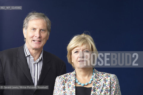 David Walker and Polly Toynbee, co-writers of a book about the Blair Brown years, at the Edinburgh International Book Festival, August 29, 2010..©.Geraint Lewis/Writer Pictures/Rosebud2