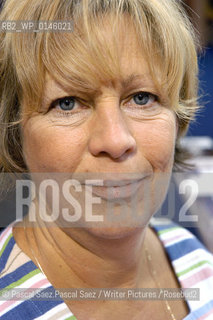 Quebec canadian writer Louise Tremblay dEssiambre at the Salon du Livre (Book Fair) in Paris, March 2006..Copyright©Pascal Saez.Pascal Saez/Writer Pictures/Rosebud2