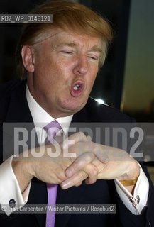 Donald Trump..copyright©Lisa Carpenter/Writer Pictures/Rosebud2