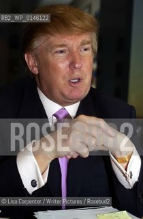 Donald Trump..copyright©Lisa Carpenter/Writer Pictures/Rosebud2