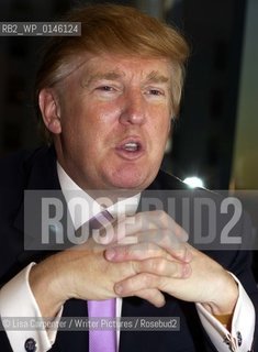 Donald Trump..copyright©Lisa Carpenter/Writer Pictures/Rosebud2