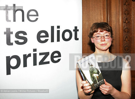 Jen Hadfield, winner of the TS Eliot Prize for Poetry, present in London 120109..copyright©Adrian Lourie/Writer Pictures/Rosebud2