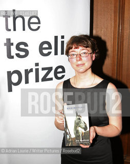 Jen Hadfield, winner of the TS Eliot Prize for Poetry, present in London 120109..copyright©Adrian Lourie/Writer Pictures/Rosebud2