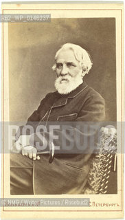 Ivan Sergeyvich Turgenev (1818-1883)..Copyright©NMG/Writer Pictures/Rosebud2