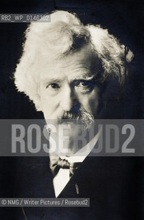 Mark Twain (1835-1910).American writer..Copyright©NMG/Writer Pictures/Rosebud2