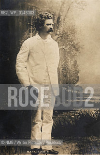 Mark Twain (1835-1910).American writer..Copyright©NMG/Writer Pictures/Rosebud2