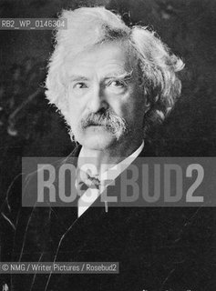 Mark Twain (1835-1910).American writer..Copyright©NMG/Writer Pictures/Rosebud2