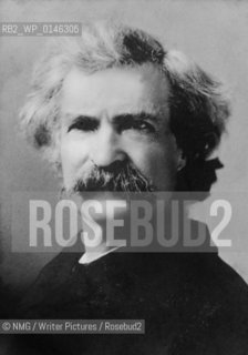 Mark Twain (1835-1910).American writer..Copyright©NMG/Writer Pictures/Rosebud2