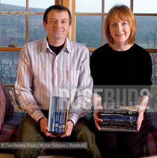 Sharon Blackie and David Knowles of Two Ravens Press, an independent scottish based publisher of cutting-edge contemporary literature...Copyright©Two Ravens Press/Writer Pictures/Rosebud2