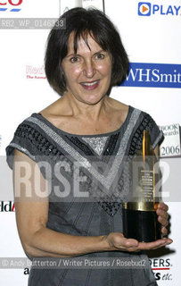 Author and Presenter Kate Mosse arriving at the British Book Awards 2006, Grovesnor House Hotel, central London.....Copyright©Andy Butterton/Writer Pictures/Rosebud2