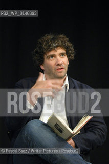 British writer Richard Benson, author of The Farm ..The Debut Author festival at the Traverse theatre in Edinburgh...Copyright©Pascal Saez/Writer Pictures/Rosebud2