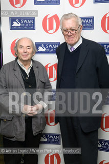 Quentin Blake, Winner of The Oldie Illustrator of the Year, with Richard Ingrams at The Oldie Awards at Simpsons on The Strand  ..copyright©Adrian Lourie/Writer Pictures/Rosebud2