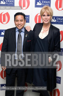 Joanna Lumley, winner of the 2010 Oldie of the Year, at The Oldie Awards, Simpsons on The Strand pictured with a representative of the Gurkhas..copyright©Adrian Lourie/Writer Pictures/Rosebud2