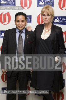 Joanna Lumley, winner of the 2010 Oldie of the Year, at The Oldie Awards, Simpsons on The Strand pictured with a representative of the Gurkhas..copyright©Adrian Lourie/Writer Pictures/Rosebud2