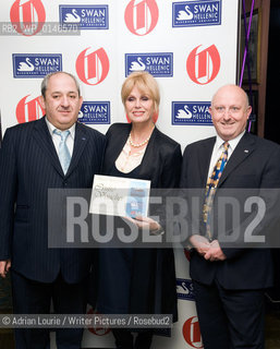 Joanna Lumley, winner of the 2010 Oldie of the Year, at The Oldie Awards, Simpsons on The Strand pictured with The Directors of Swan Hellenic Cruises..copyright©Adrian Lourie/Writer Pictures/Rosebud2