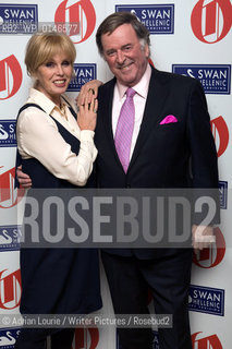 Joanna Lumley, winner of Oldie of the Year with Terry Wogan, winner of the Swan Hellenic Retirer of the Year, at The Oldie Awards, Simpsons on The Strand . .copyright©Adrian Lourie/Writer Pictures/Rosebud2